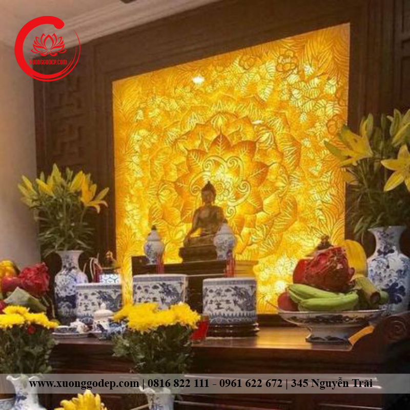Tranh Trúc Chỉ Lá Bồ Đề Vuông TTC-22